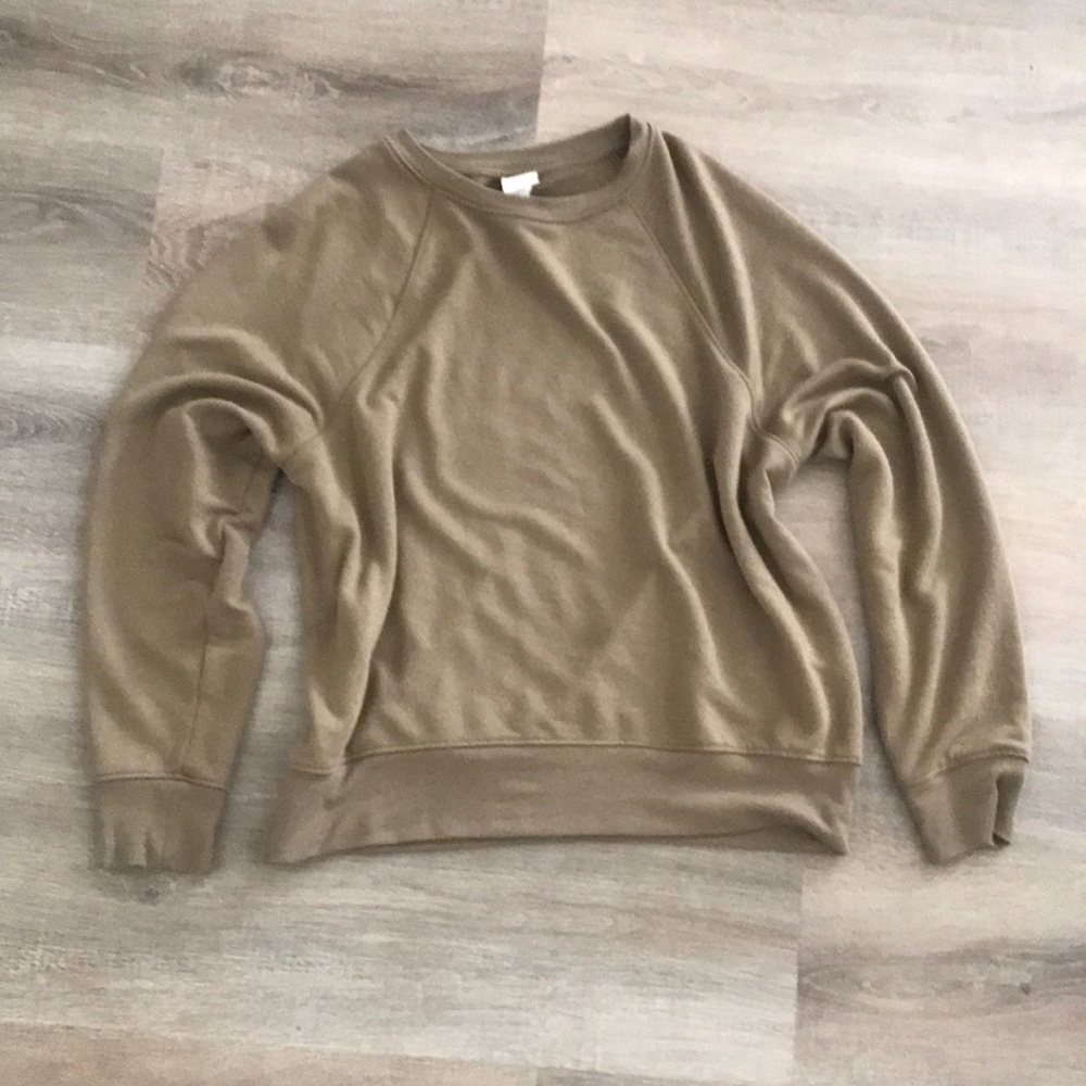 H&M olive green sweater